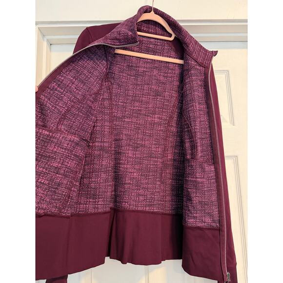 [Modern] Lululemon Dark Purple Full Zip Yoga Jacket - Size M - Picture 6 of 10